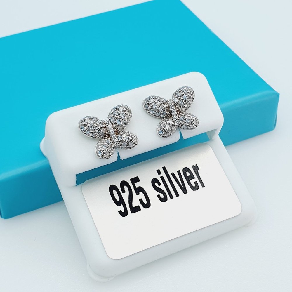 "925 Sterling Silver CZ Beautiful Earrings for Women, 1USPAR4189